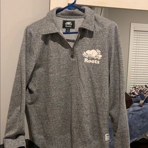 roots quarter zip